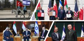 Türkiye'nin İsrail Cumhurbaşkanı Herzog'u utanç verici bir gösterişle karşılaması, Trump'ın aracılığı ile Netenyahu ile İbrahimi anlaşmalar yapan Katar ve BAE işbirlikçi rejimleri ve İsrail'i destekleyen Sisi