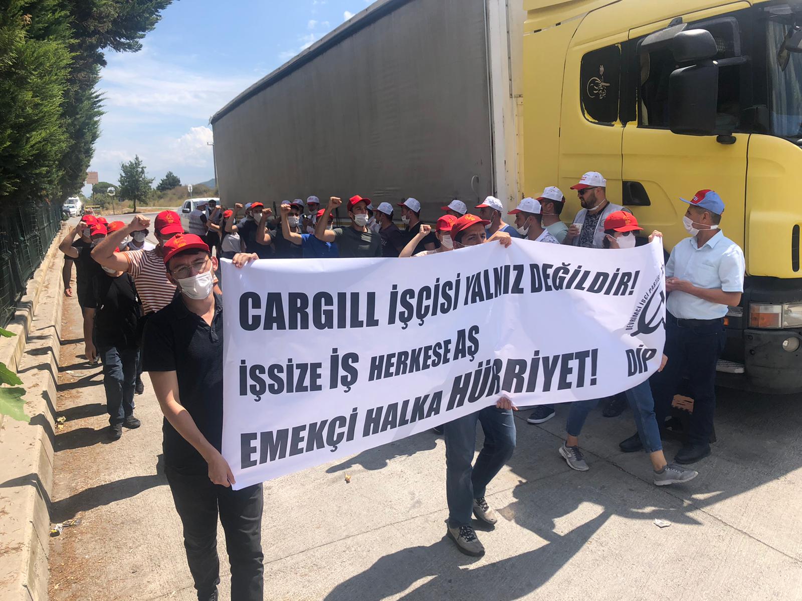 Devrimci İşçi Partisi Cargill işçilerinin direnişinde