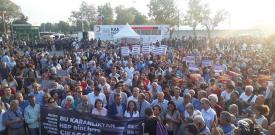 Diyarbakır, Van ve Mardin’e atanan kayyımlara karşı İstanbul’da eylem