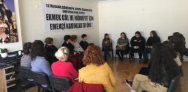 Kadınlar 8 Mart öncesinde Ankara’da bir araya geldi