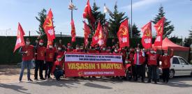 Baldur grev çadırında 1 Mayıs çağrısı: Emperyalizme, sermayeye ve istibdada karşı işçiler kazanacak!     