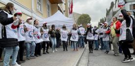 Bakırköy Belediyesi işçileri greve devam ediyor!