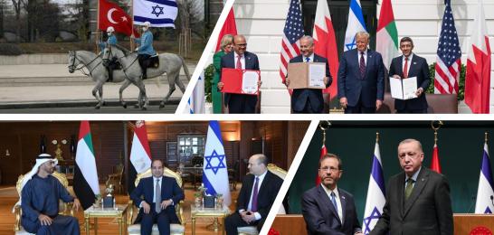 Türkiye'nin İsrail Cumhurbaşkanı Herzog'u utanç verici bir gösterişle karşılaması, Trump'ın aracılığı ile Netenyahu ile İbrahimi anlaşmalar yapan Katar ve BAE işbirlikçi rejimleri ve İsrail'i destekleyen Sisi