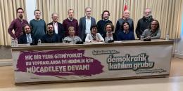 İstanbul Tabip Odası seçimlerinde aday olan  “Demokratik Katılım Grubu” basın açıklaması düzenledi