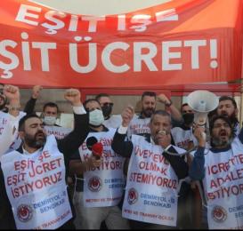 Metro A.Ş. işçilerin TİS ile kazanılmış hakkını ödemiyor